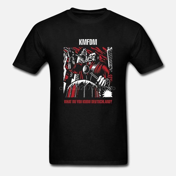 

рубашки с коротким рукавом лета новизны kmfdm что вы знаете deutschland 1986 обложки альбома вдохновленных black дизайнеров толстовки футбол
