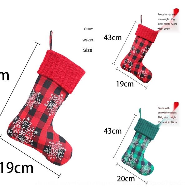

vjoq8 decorative red pendant black large decorative candy bag gift pendant gift bag socks christmas socks tree and sjk3s