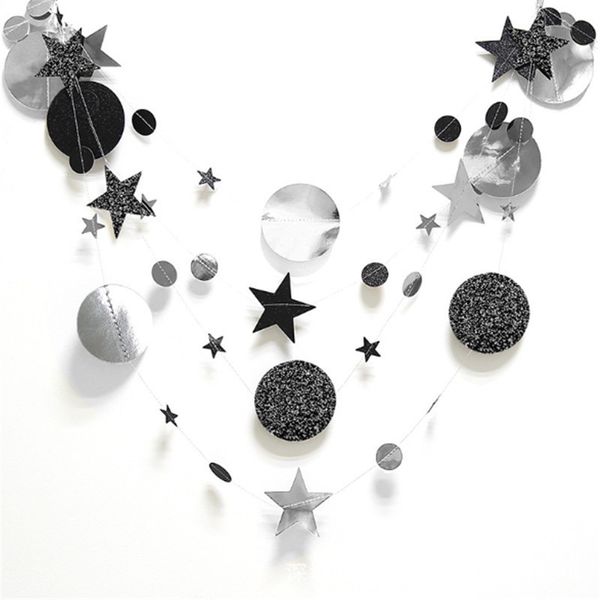 

home star wafer pull 4m flower banner christmas wreath new year navidad 2020 wedding decoration