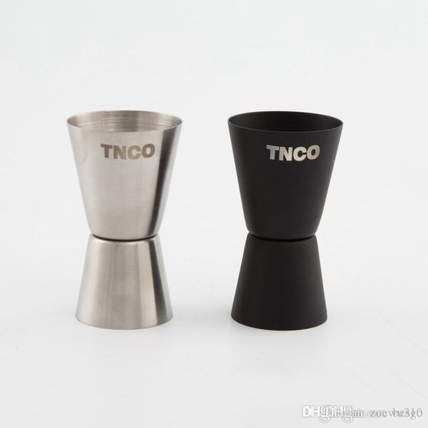 

15/30ml stainless steel cocktail shaker measure cup dual sdrink spirit measure jigger wine pourer bartender bar kitchen tool vt1673