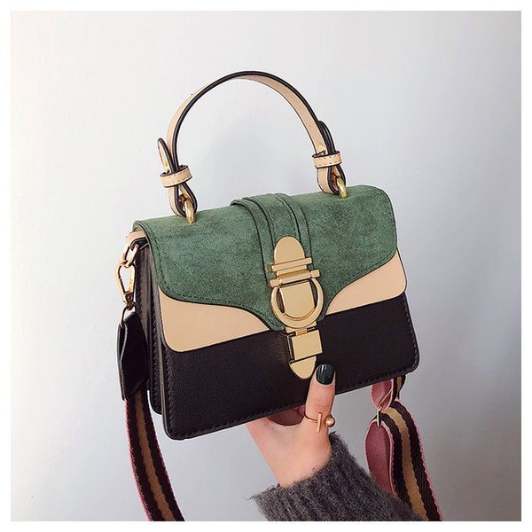 

firenzuola new korean trendy women wild crossbody shoulder fashion handheld frosted small square bag