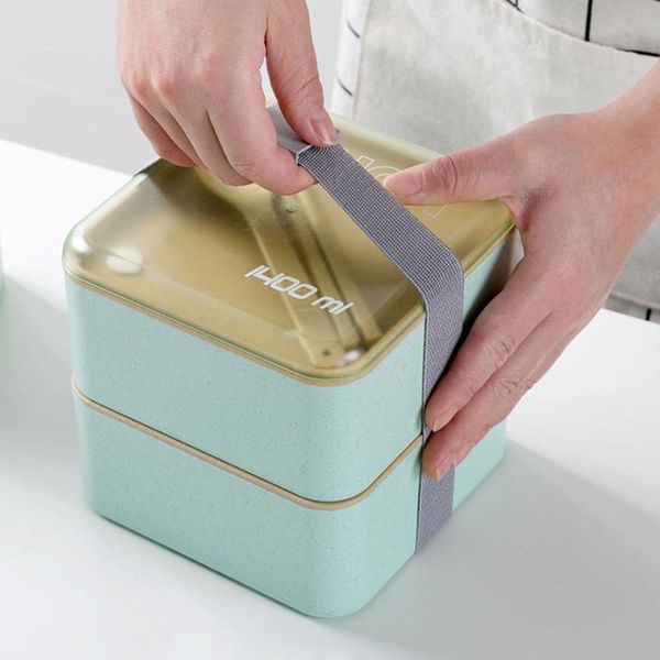 

tuuth lunch box двухслойный pp материал food box микроволновая печь отопление портативный ужин еды для пикника школа контейнер box jllohp mx
