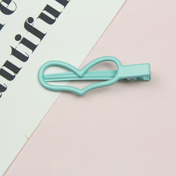 

2pcs в форме сердца зажим для волос для девочек дамы инструменты для моделирования украсить pin волос аксессуары металл краска аллигатор боб, Black;brown