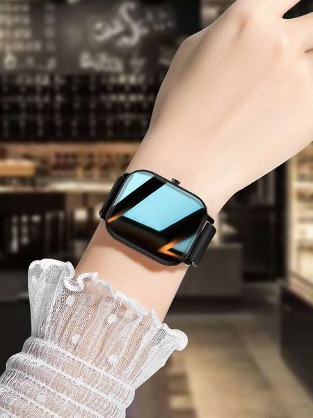 

2020 new smart bracelet women's blood prsure heart rate couple watch men's multi-function waterproof running meter step health 4