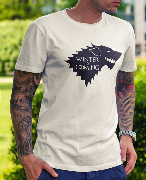 

2020 fashion fashion men winter is coming t-shirt - funny gift novelty geek nerd tv fitness t shirt sport hooded sweatshirt hoodie