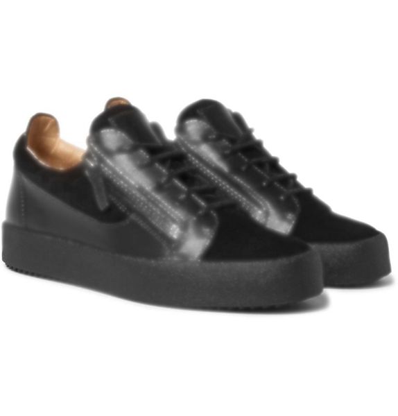 

2021 mens progettista sneakers low cut spikes flats shoes for men women leather sneakers party progettista shoes, Black