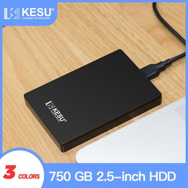 

2.5" kesu portable external hard drive disk 750gb usb3.0 sata hdd storage for pc, mac, desk laptablet, xbox one, ps4