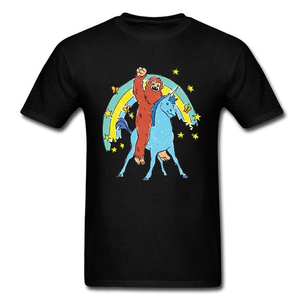 

funny for black unifoot bigfoot rider unicorn clothes tee summer sport hooded sweatshirt hoodie men t shirt