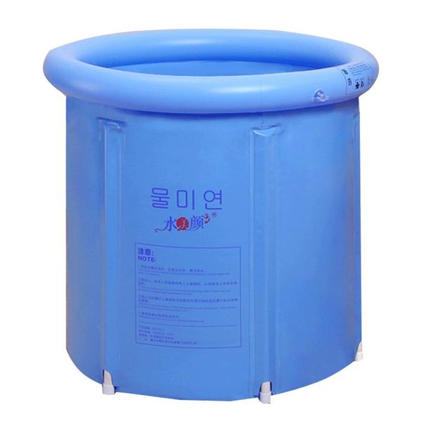 

bathing tubs & seats foldable bath barrel thickened children plastic inflatable bathtub large household tub