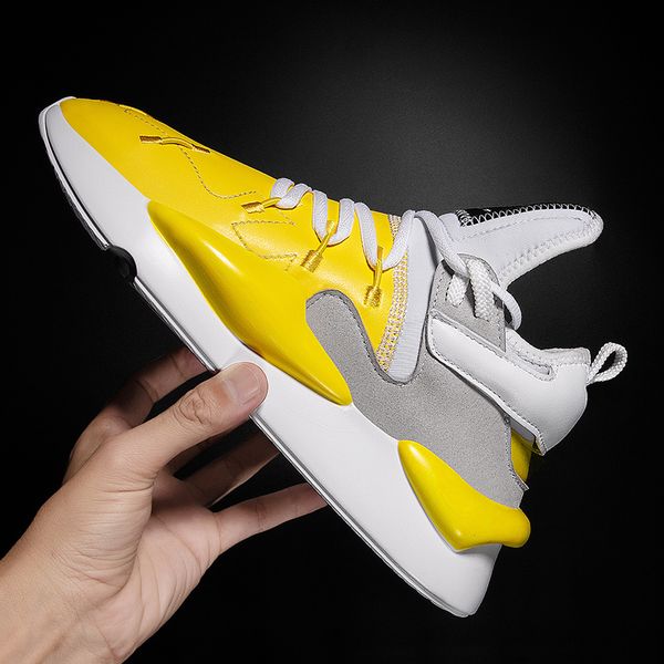 

high sport athletic running shoes men brand sock sneakers lace-up breathable jogging trainers male boy cool walking footwear, Black