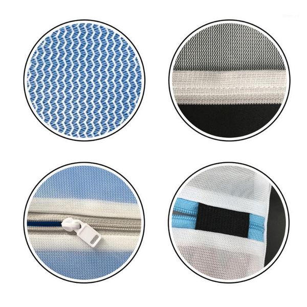 

bathroom with hanging loops shoe wash bag cleaning durable laundry polyester storage drying home zipper closure washing net1