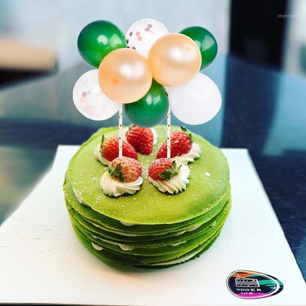 

10pcs balloon cake er cute garland wedding cake ers for girls birthday party baby shower decorations 5inch balloons1