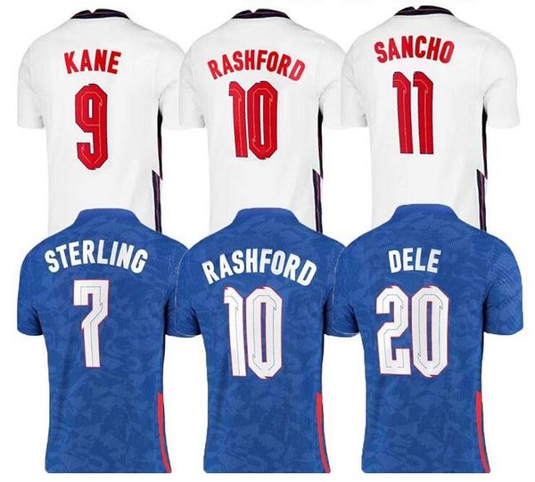 

men + детский kits sancho rashford футбол джерси e 2020 2021 sterling dele kane ngland 20 21 рубашки футбола комплект трикотажные комплекты, Black;yellow