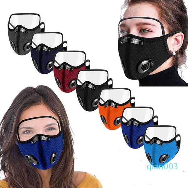 

1 cycling with shield 2 in eye sport mask reusable face outdoor protection designer masks t2i51298