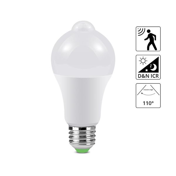 

6w 7w 9w 12w 15w motion sensor led bulb lamp for stair corridor 110v 220v aisle doorway infrared induction led night light sensor lamp