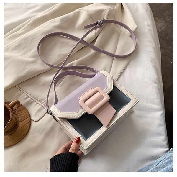 

d0jhd мода 2020 модного новое прозрачное корейского седло lem1d перекладина сумка мода седло мешок лем textureforeign женщин типа универсаль