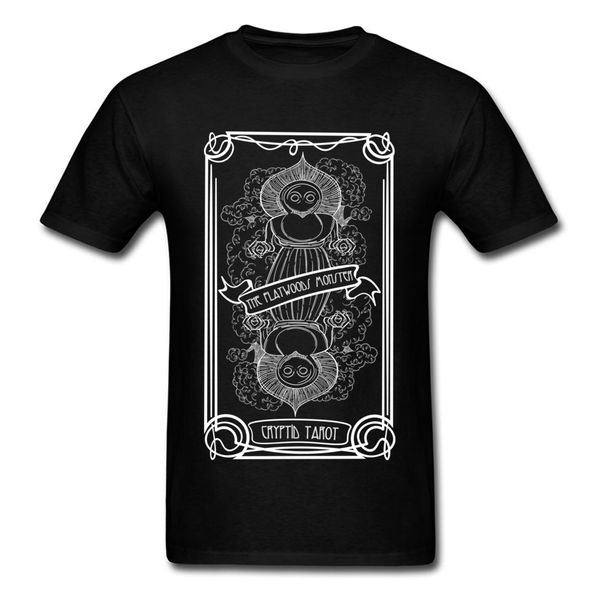 

cryptid tarot series t shirt flatwoods monster t shirt tees stylish clothes black tshirts drop shipping sport hooded sweatshirt hoodie