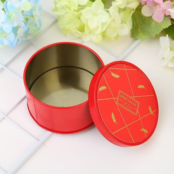 

10pcs red wedding candy box tin box european small fresh gift wedding candy