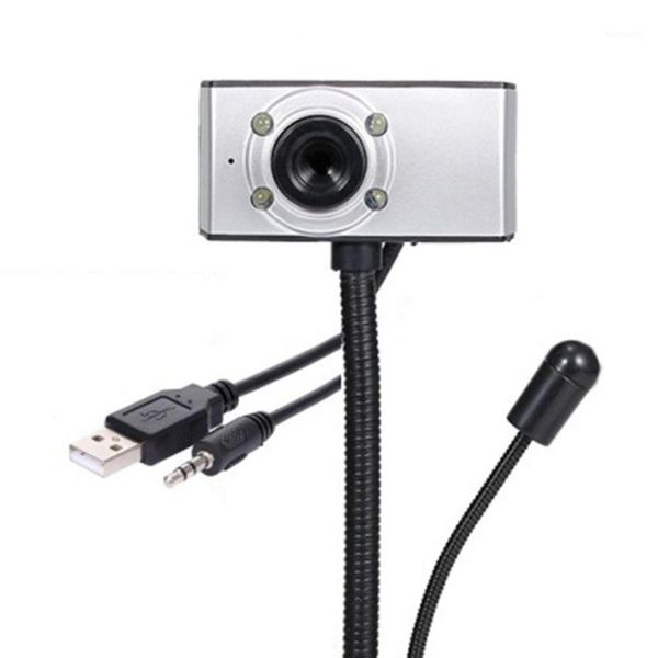 

usb webcam camera with microphone for desklappc computer camera drive-live video1