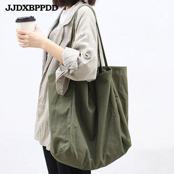 

jjdxbppdd women men handbags canvas tote bags reusable cotton grocery shopping bag webshop eco foldable shopping cart