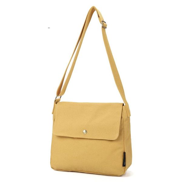 

zzslhl new women canvas shoulder bags casual bags for shopping girls brief messenger beige crossbody a1341