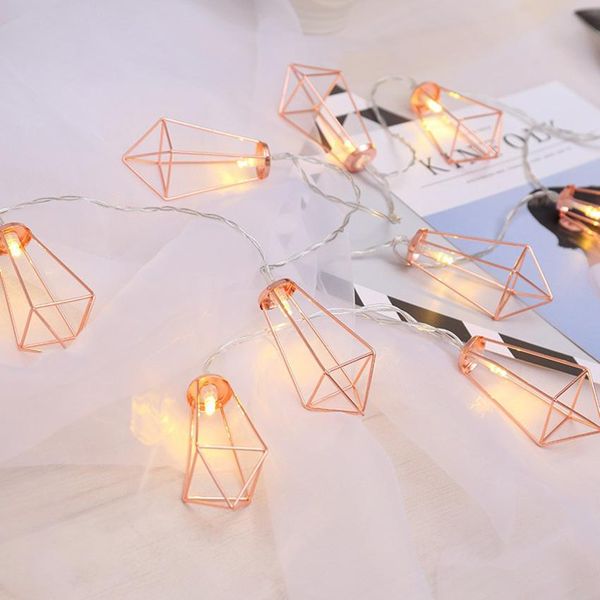 

новый led сказочные огни 20 metal свет шнура батарейках партии рождественские огни для halloween party свадебные украшения кпт wmtexr