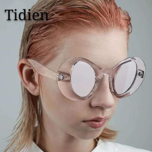 

Vintage Oval Sunglasses Women Oversized Fashion Sunglasses 2021 Design Unique Punk Men for UV400 7117, White;black