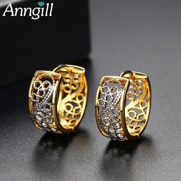 

hollow design small earrings circle gold/sliver plated punk rock hoop earrings for women boucle d'oreille party gifts wholesale, Golden;silver