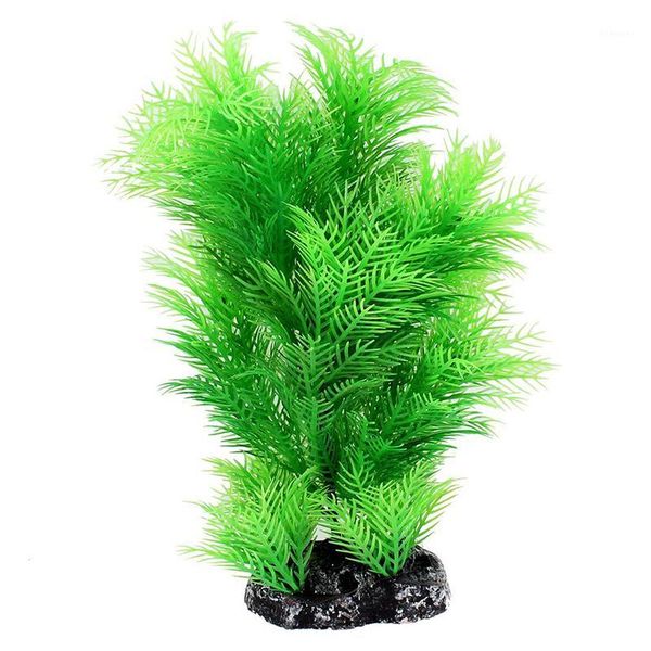 

artificial aquarium underwater plant ornament 16cm body size green1