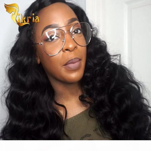 

pre plucked glueless peruvian brazilian malaysian indian loose wave full lace human hair wigs with non remy hair lace front wigs, Black;brown