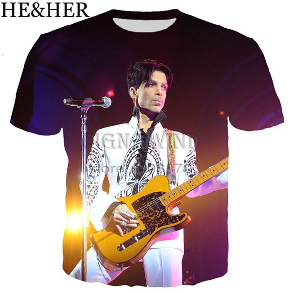 

american singer prince roger nelson cool 3d print shirts comics comics humor men clothing