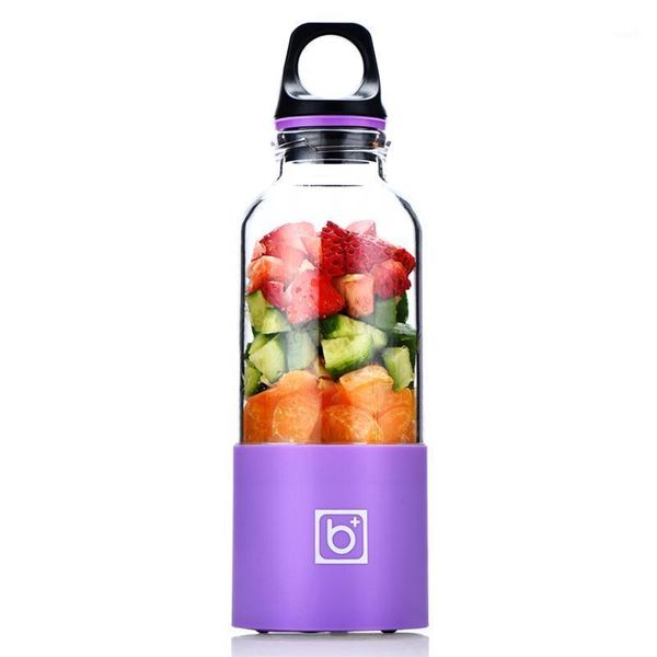 

500ml portable blender mini electric juicer cup orange maker smoothie blender juice extractor vegetables fruit mixer1