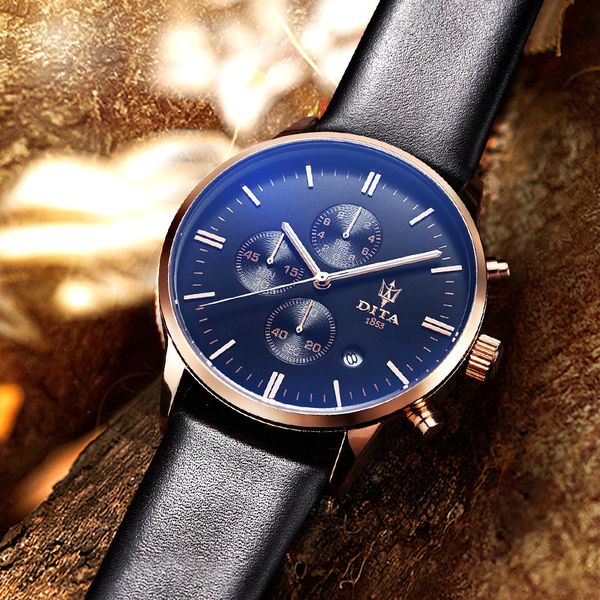 

upgrades fashion fortune personalized quart casual chronograph dial printing men bracelet wrist watch