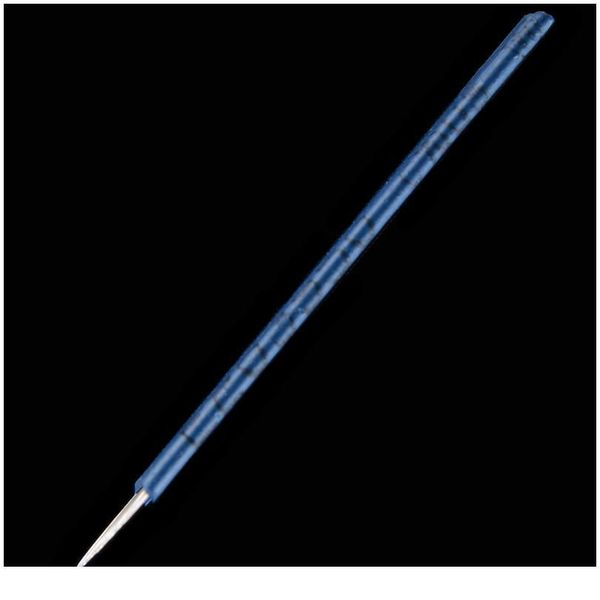 

100pcs 18 pins permanent makeup eyebrow tattoo bevel blade microblading needles for 3d embroidery manual tatoo pen mach qylsbo