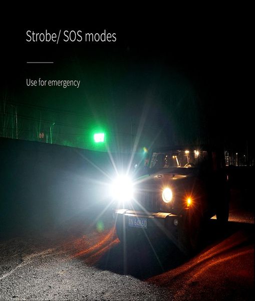 

обновление макс. 3850 люмен аккумуляторной фонарик super bright 5 режимы масштабируемого edc фонарик с построить в 1800mah батарея jllznj