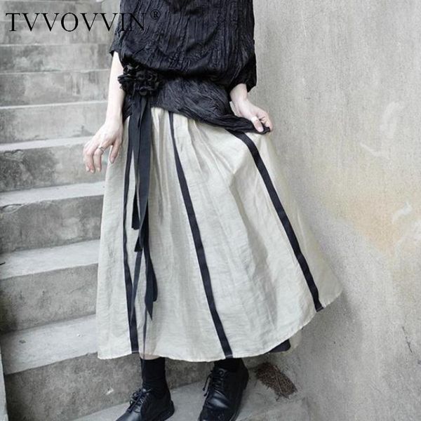 

tvvovvin skirts women skirt women casual womens plus size vintage khaki long high waist skirts autumn 2020 woman clothes 3cgf, Black