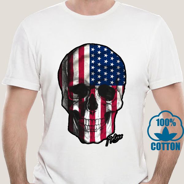 

2815a vintage usa flag men shirt whit america skull design - short sleeve us biker tee sport hooded sweatshirt hoodie