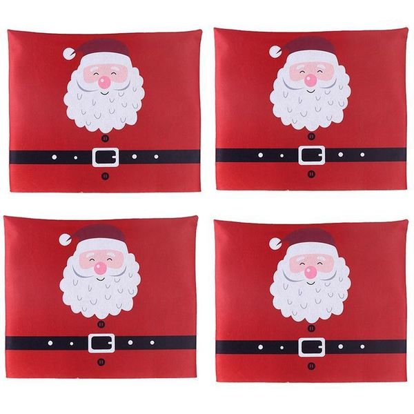 

chair covers santa claus set home decoration christmas decoration1