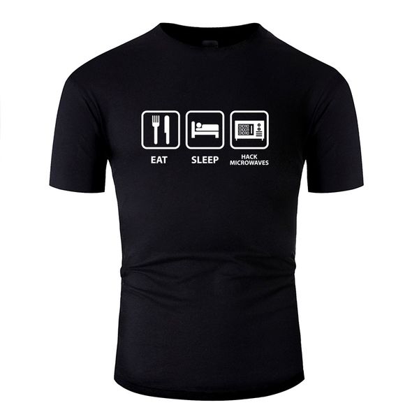

новый стиль смешные hack микроволны t-shirt для мужчин хлопок комикс мальчик девочка tshirts мужской завышение s-5xl tee shirt спорта с капю