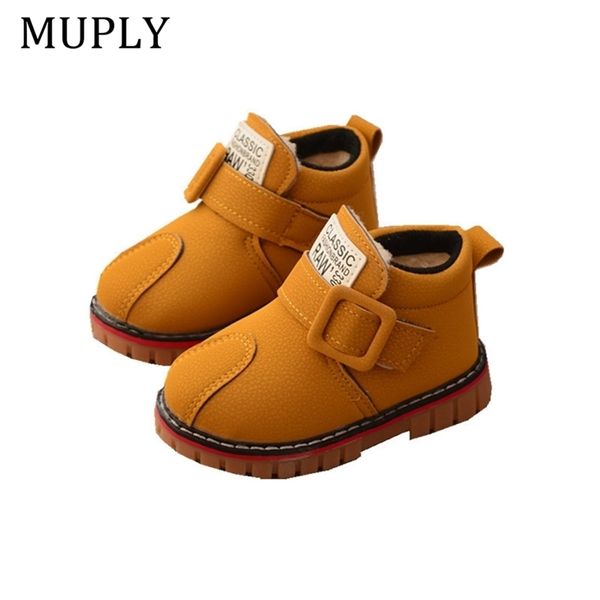 Nuovi Bambini Stivali Scarpe per Ragazzi Ragazze Bambini Martin Army Boots Sneaker Girls Boys Boots Baby Winter Sneaker piatta LJ201029