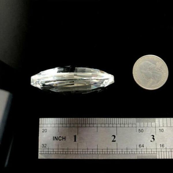 

50mm rugby clear oval egg cut glass crystal prism chandelier pendant diy suncatcher comet decor h jllfkf