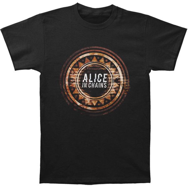 

alice in chains men's circle t-shirt xx-large black rockabilianew t shirt spring summer sport hooded sweatshirt hoodie