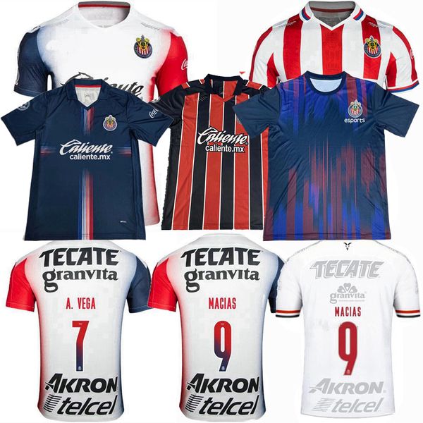 

liga mx 19 20 21 гуадалахара футбол джерси чивас и.б.бризуэла macias a.vega 2019 2020 2021 футбольные мужчины женщины и детская рубашка 4xl, Black;yellow