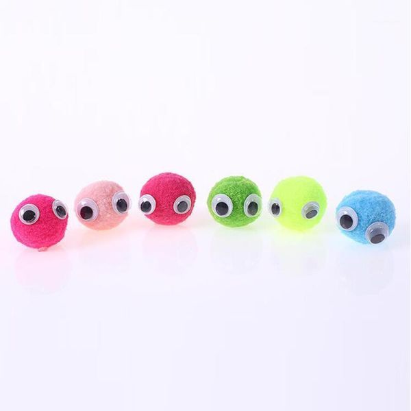 

pack of 100 colorful handmade material assorted 3cm diy pom pom ball kindergarten prop fluffy balls1