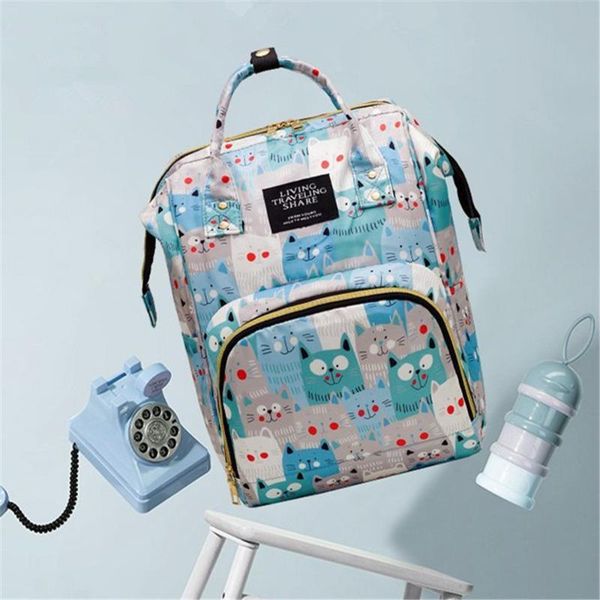

diaper bags big mom backpack travel bag backpacks pockets cartoon baby changing maternity nappy mommy