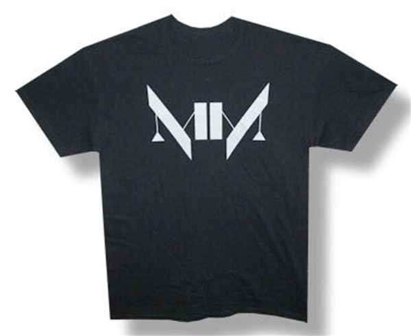 

marilyn manson mm logo black quality hoodie designers t shirts sweatshirt
