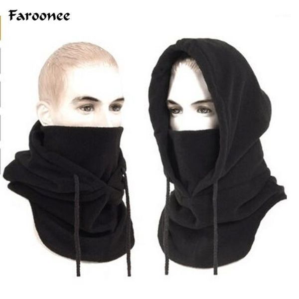 

beanies thermal fleece balaclava hat hooded neck warmer winter sports snowboard face mask for men bike helmet masked cap1