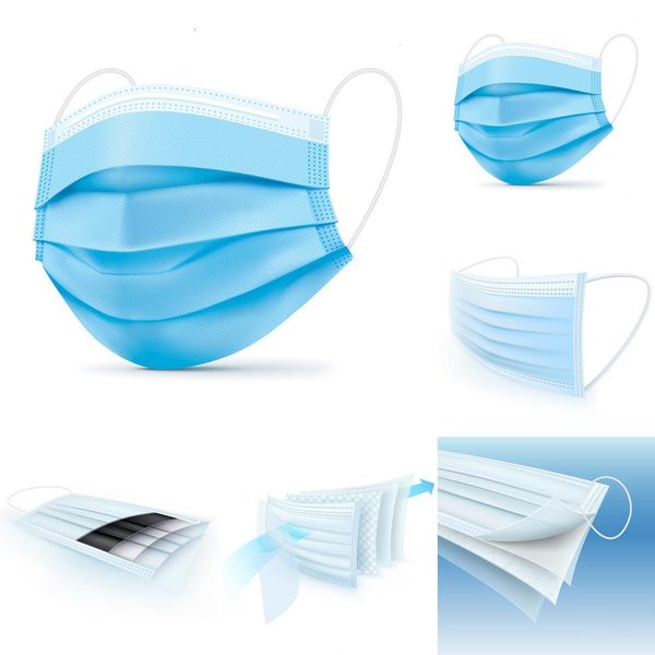 

s9g9c disposable mask 50pcs/box face protective breathing mouth mask lsfc1 100pcs mbkt3 jqbao