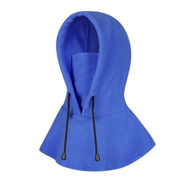 

outdoor cycling motorcycles neck windproof hat ski adjustable thickened winter warm ear soft men women solid caps hiking1, Black