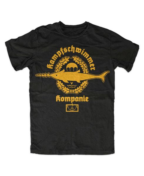 

frogmen company t-shirt print gold eckemforde soldier saw fish sport hooded sweatshirt hoodie